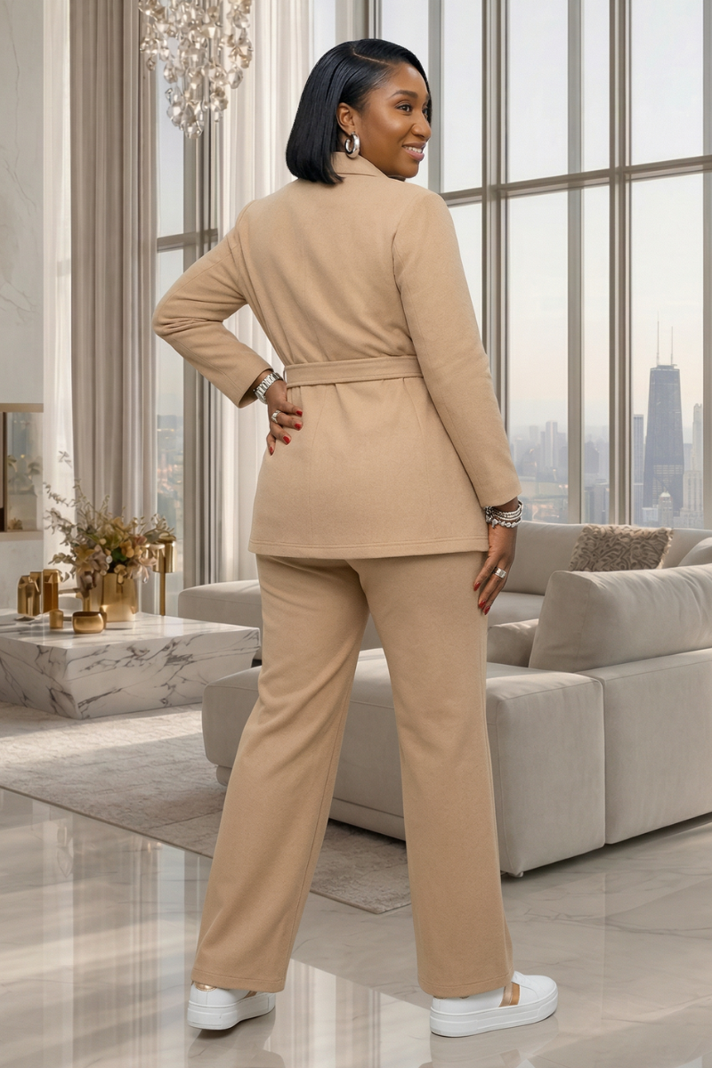 Nora 3pc Knit Set - Beige