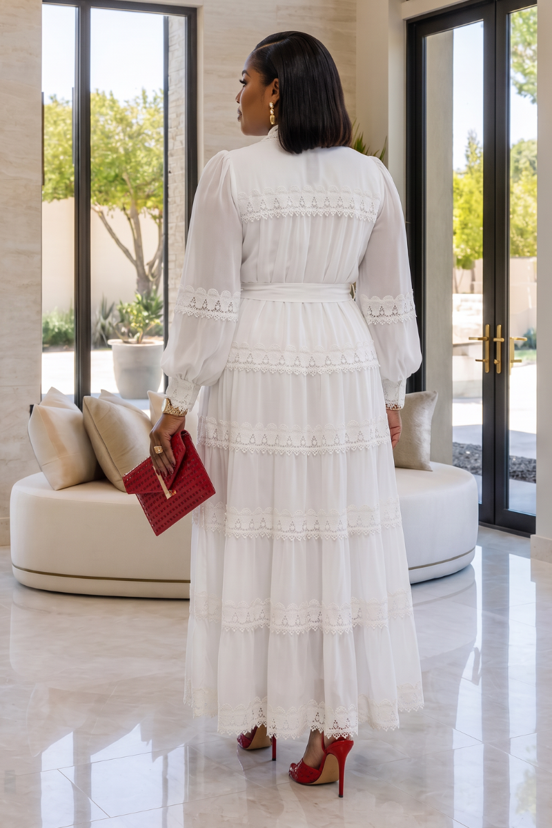Collete Dress - White