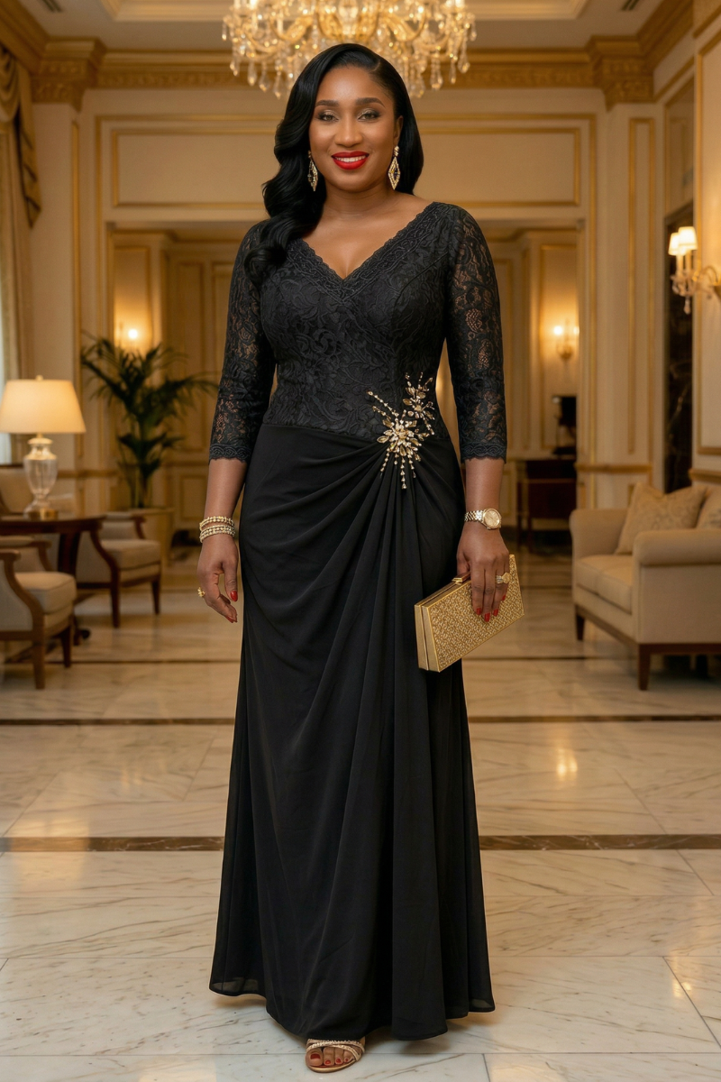 Celestine Dress - Black