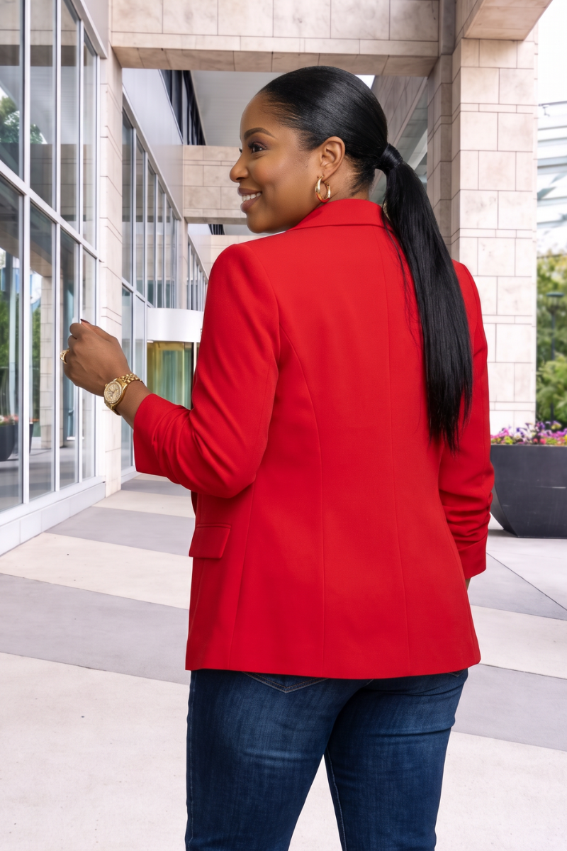 Bianca Blazer - Red