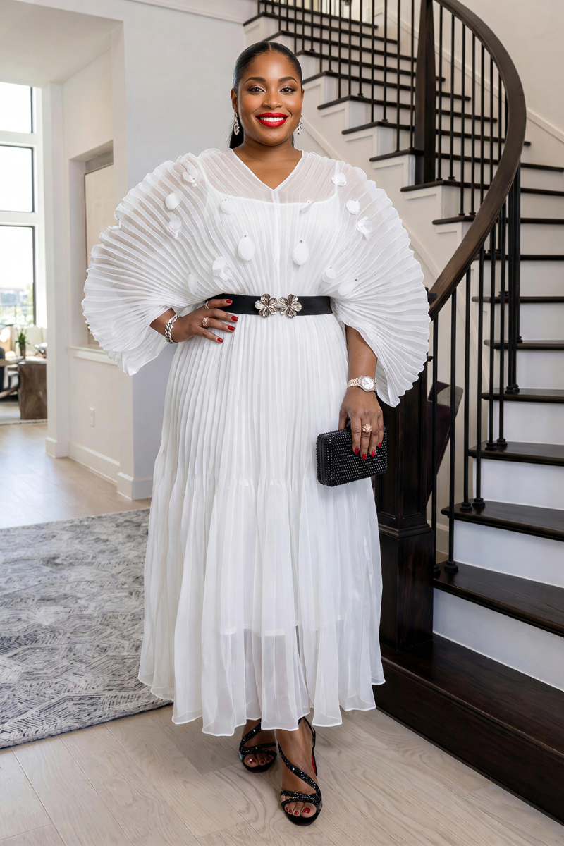 Elvarose Dress - White