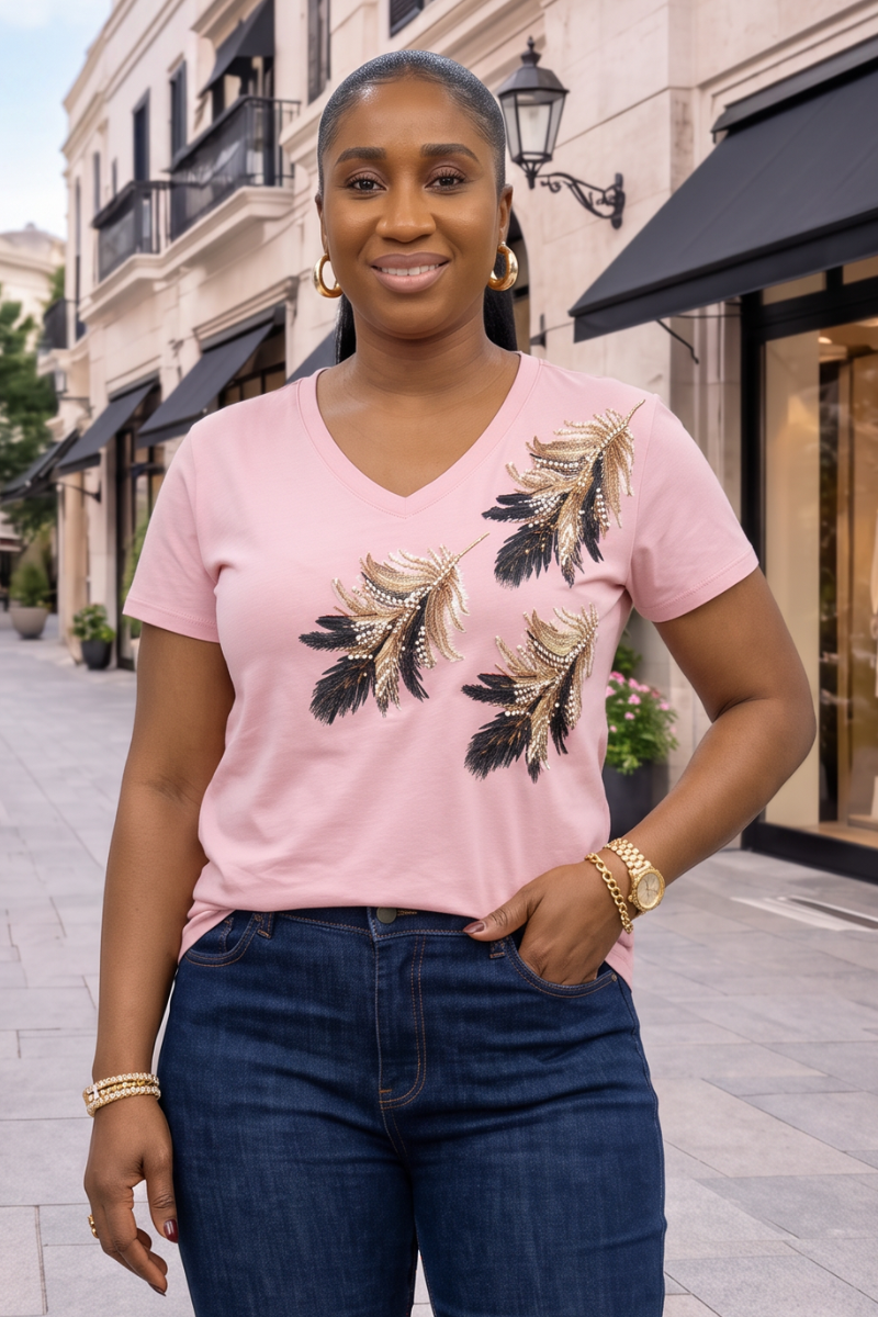 Elara Tee - Pink