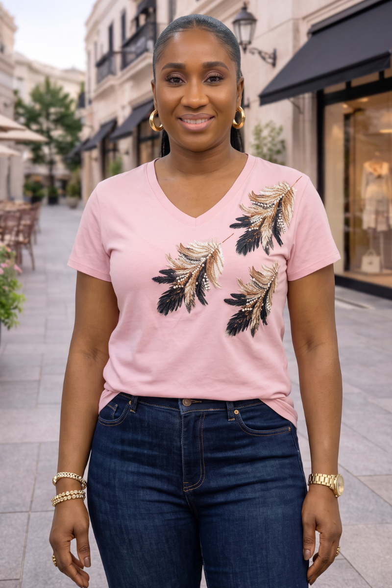 Elara Tee - Pink