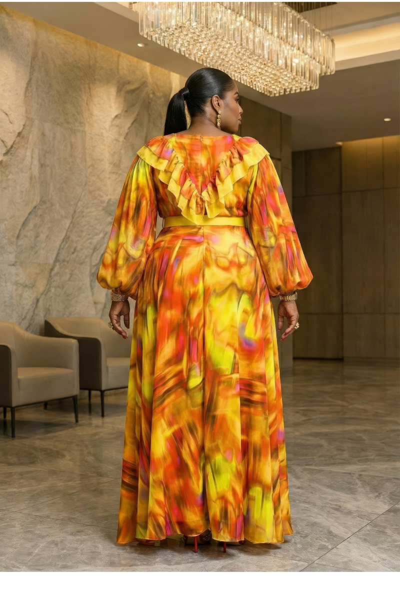 Valeria Belted Maxi Dress