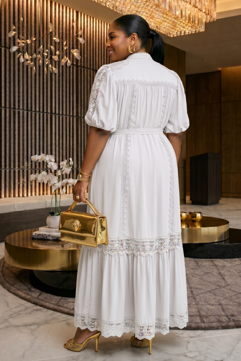 Candace Dress - White