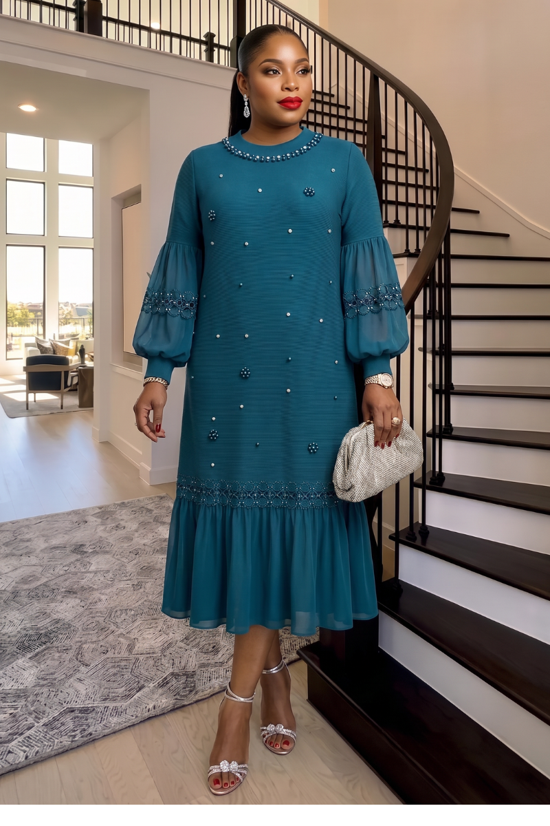 Vivica Dress - Teal