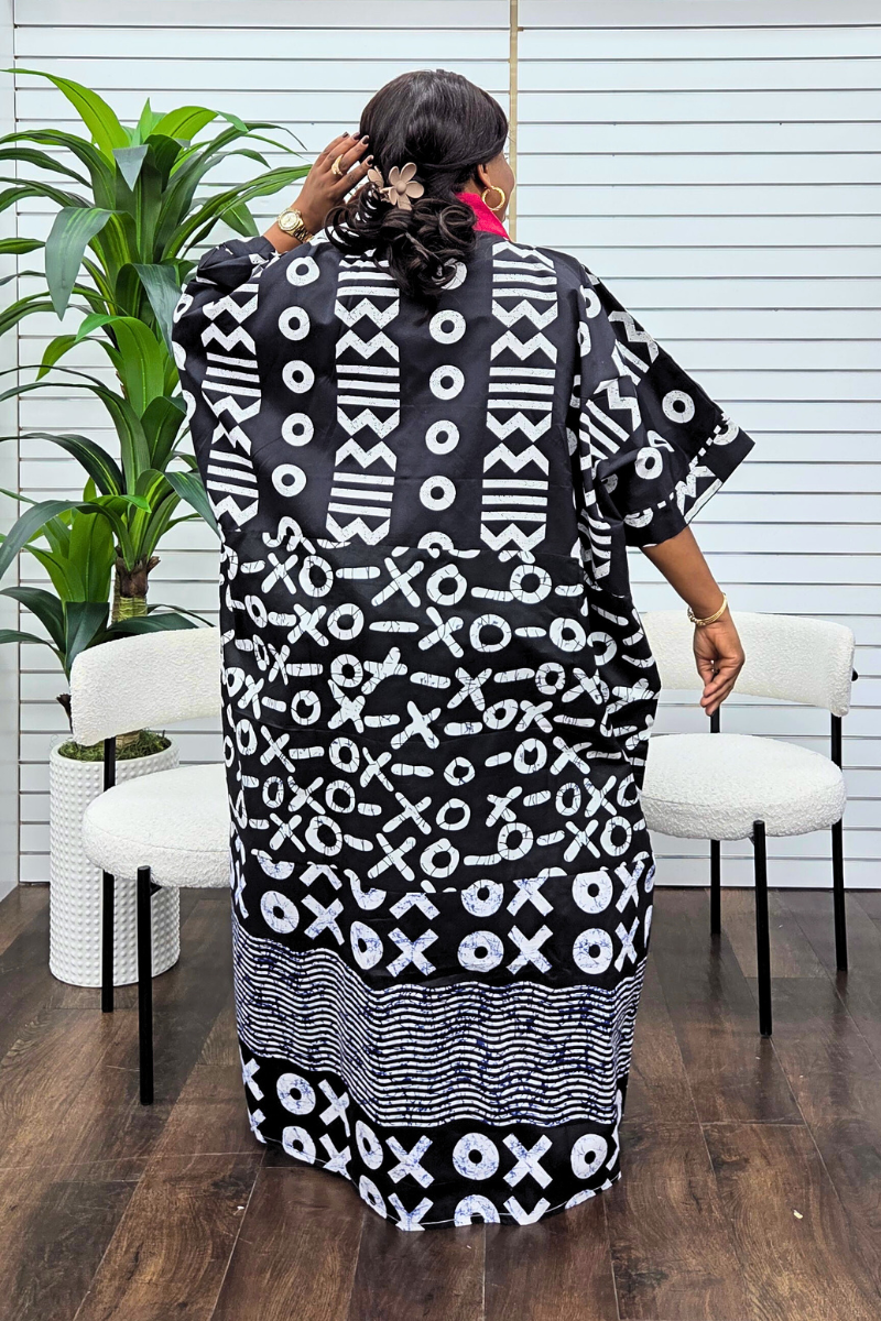Ewa Monochrome Patch Boubou
