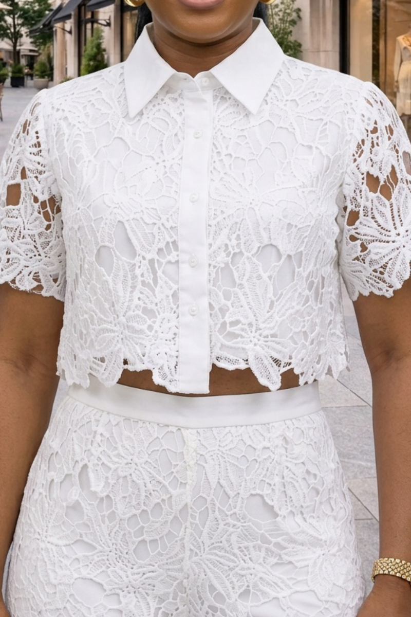 Lami Lace Shirt & Pant Set
