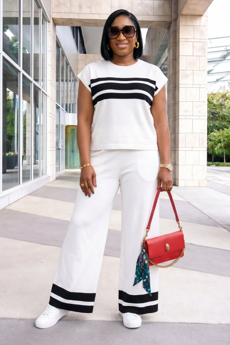 Tilly 2pc Knit Set - White