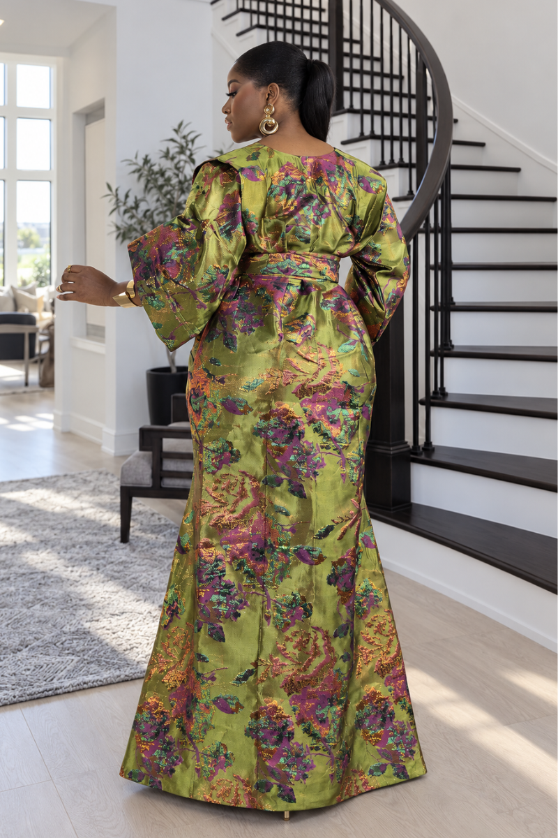 Ariyike Brocade Maxi Dress