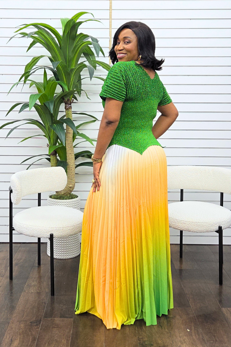 Lisa Skirt Set - Green