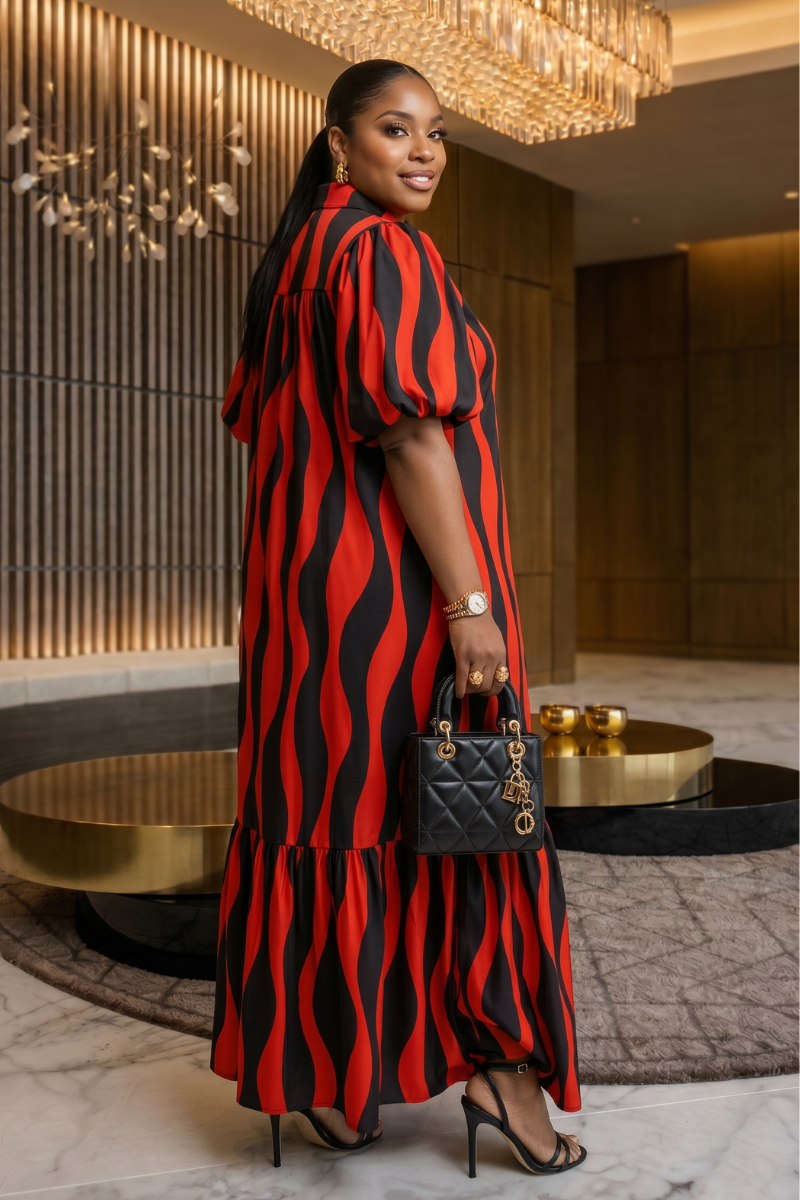 Marina Shift Maxi Dress