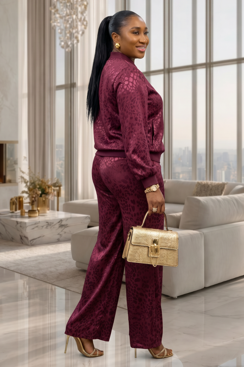 Cleo Set - Burgundy