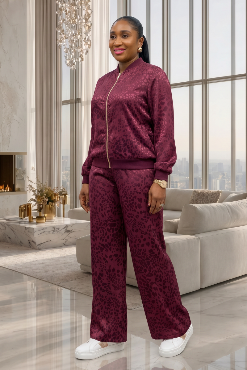 Cleo Set - Burgundy