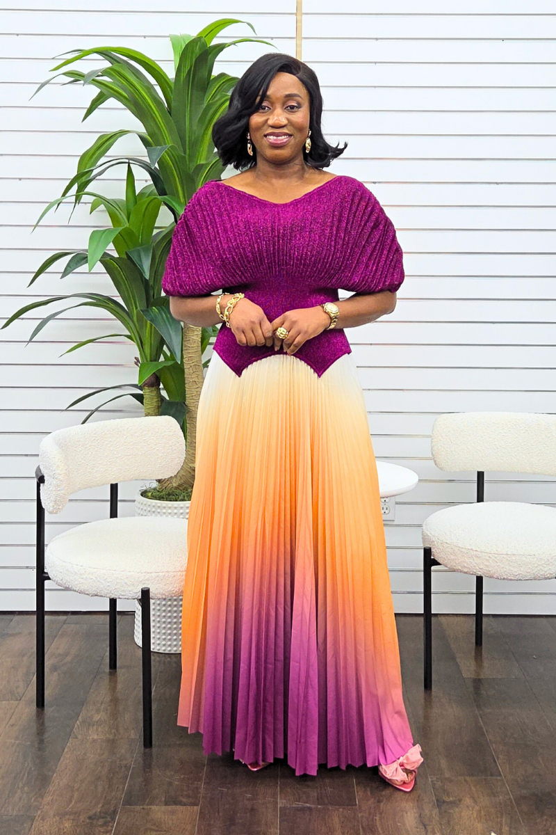 Lisa Skirt Set - Pink