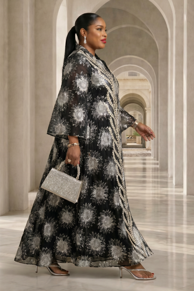Samira Abaya Dress - Black