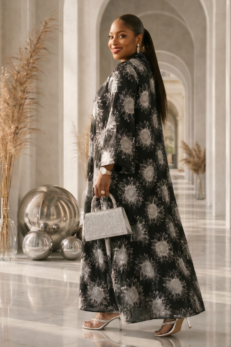Samira Abaya Dress - Black
