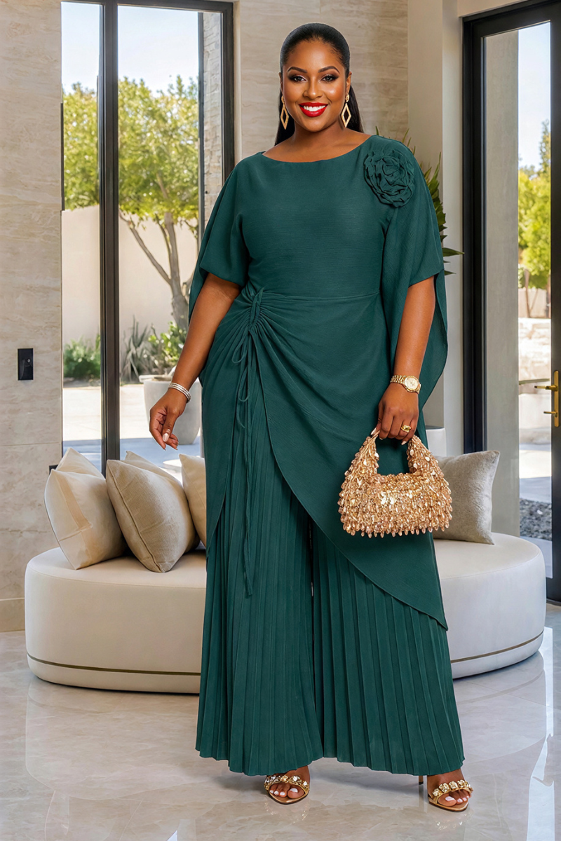 Kimora Tunic & Pant Set - Green
