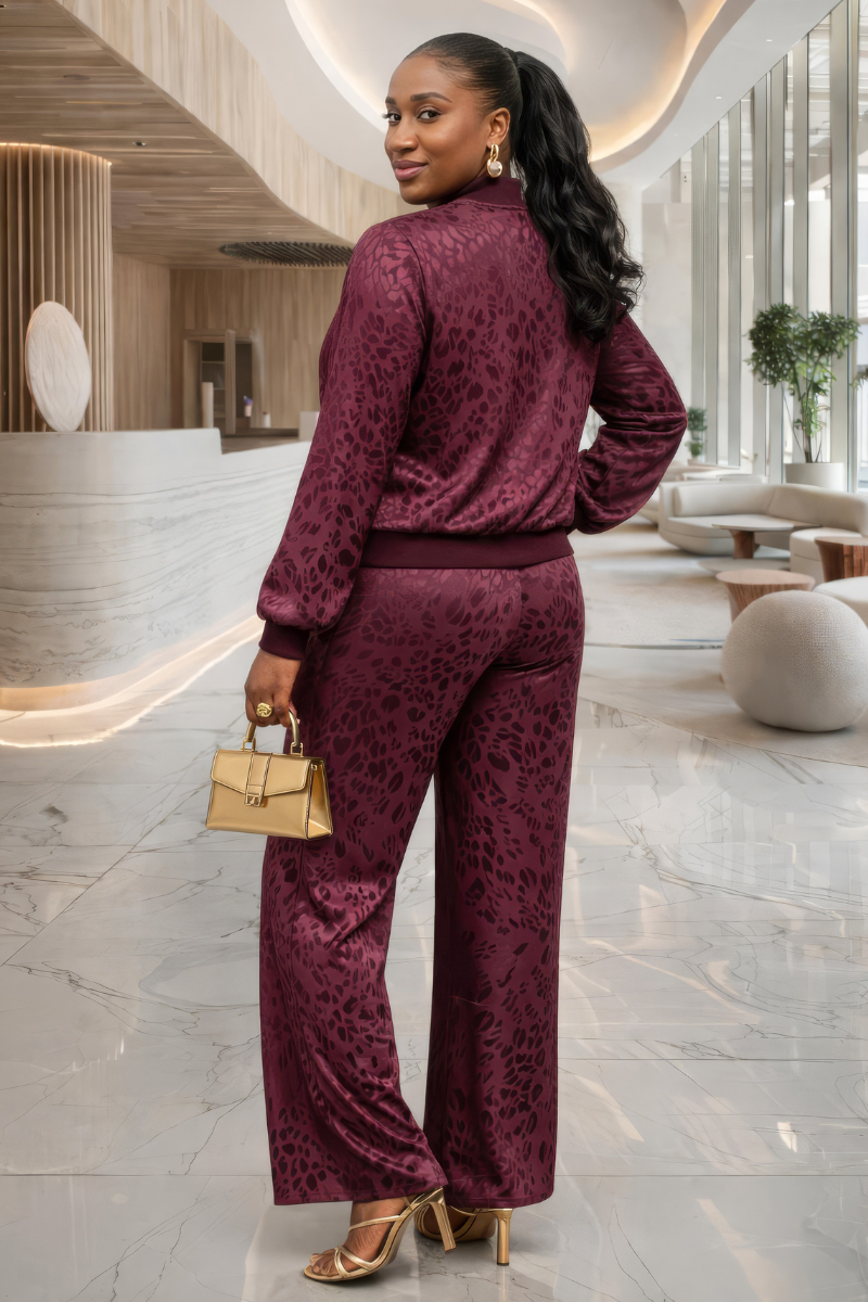 Cleo Set - Burgundy