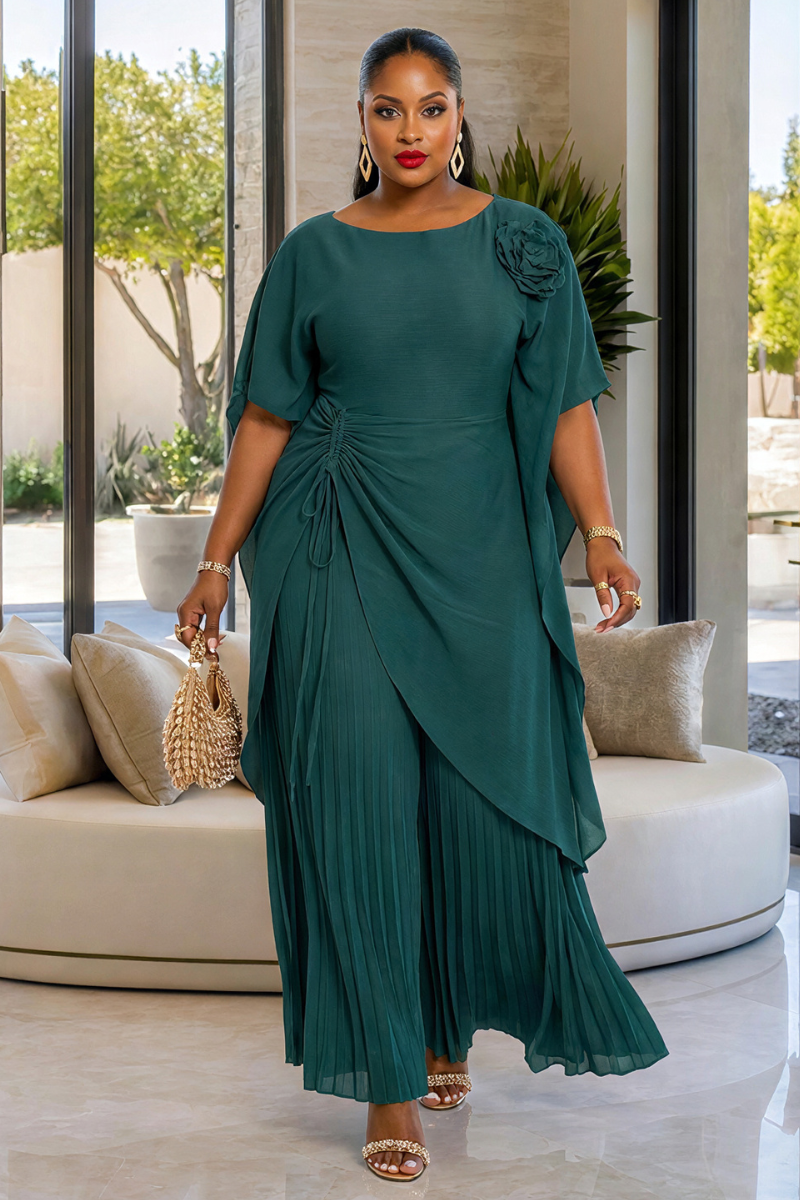 Kimora Tunic & Pant Set - Green