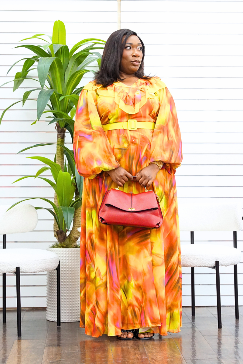 Valeria Belted Maxi Dress