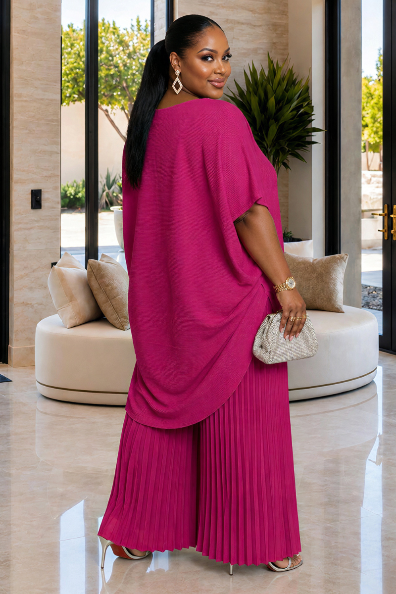 Kimora Tunic & Pant Set - Pink