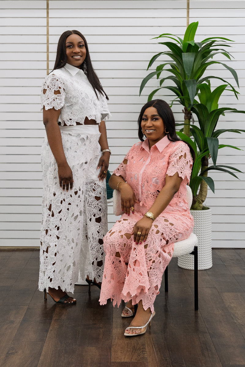 Lami Lace Shirt & Pant Set