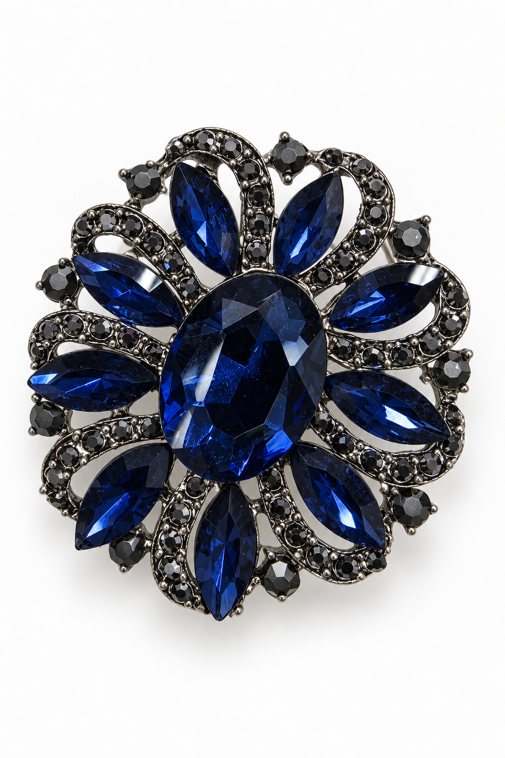 Rhinestone Statement Pin