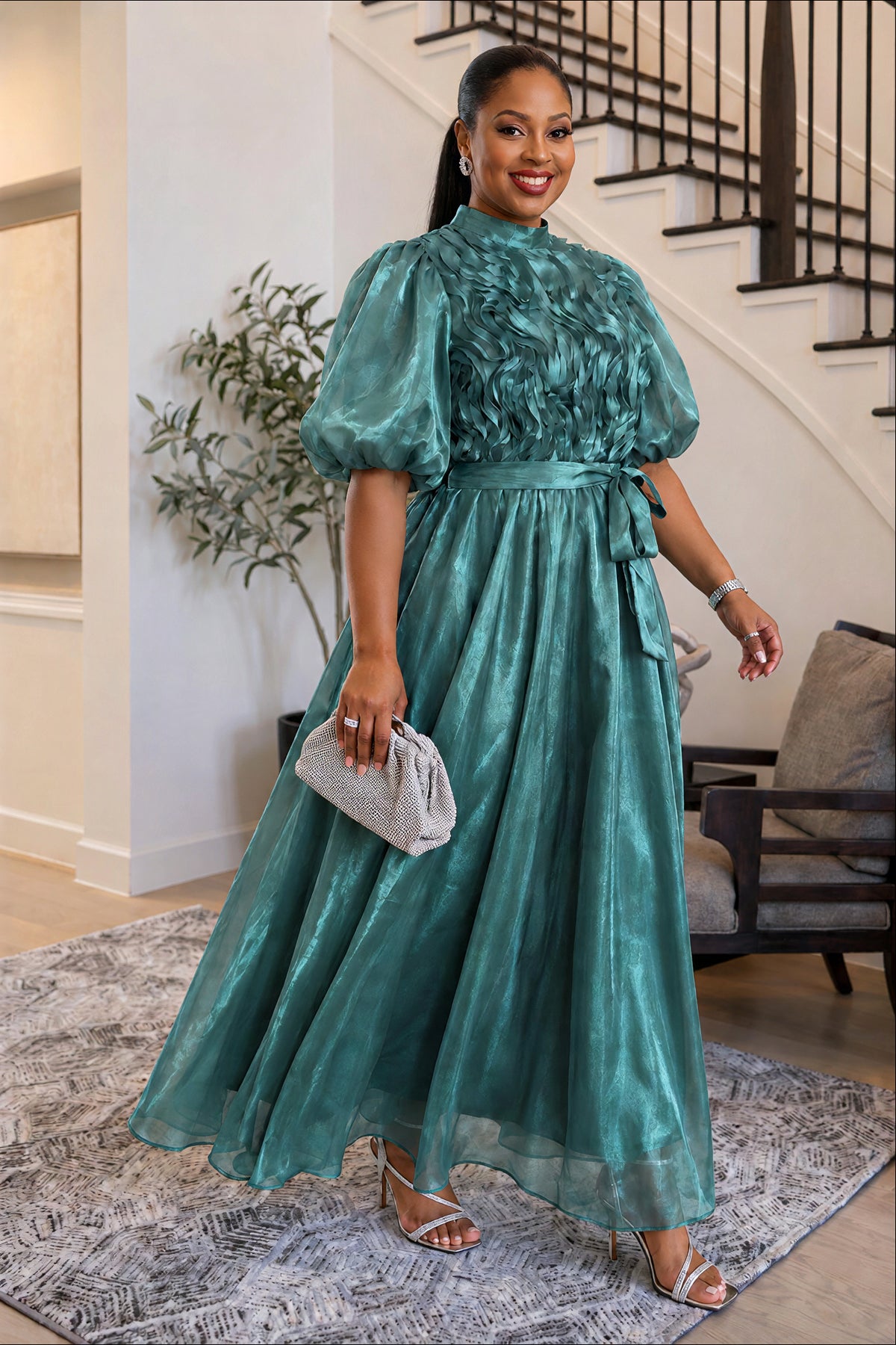 Violetta Dress - Teal